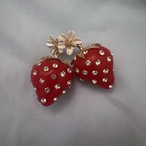 Betsey Johnson Strawberry Earrings